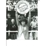 Virginia Wade Signed Wimbledon Champion Photo 10 X 8. Good Condition. All signed pieces come with