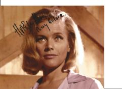 Goldfinger Honor Blackman James Bond signed 10x8 inch colour photo. Good Condition. All signed