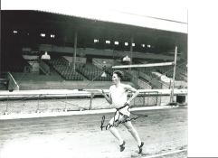 Roger Bannister Signed Photograph 4 Minute Mile Record breaker. Good Condition. All signed pieces