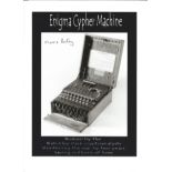 Enigma Code Machine Photo signed by Mavis Batey. Good Condition. All signed pieces come with a