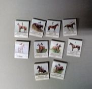 Horse Racing set of ten Grand National winners books of Matches. Vintage Bryant & May matches.