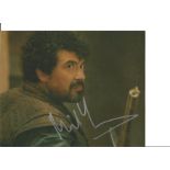 Game of Thrones actor Miltos Yerolemou 8x10 signed colour photograph British/Greek actor best