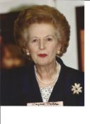 Margaret Thatcher Signed 10 X 8 Photograph. Good Condition. All signed pieces come with a