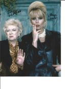 Joanna Lumley & June Whitfield Signed Absolutely Fabulous 10 X 8 Photo. Good Condition. All signed