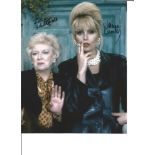 Joanna Lumley & June Whitfield Signed Absolutely Fabulous 10 X 8 Photo. Good Condition. All signed