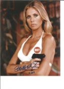 Britt Ekland signed James Bond 10 X 8 inch colour photo dated 2009. Good Condition. All signed