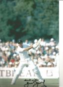 Cricket legend Geoff Boycott signed 12 x 8 inch colour batting action photo. Good Condition. All