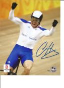 Chris Hoy Signed Olympics Winner Photo 10 X 8 Lt Ed 157/500. Good Condition. All signed pieces