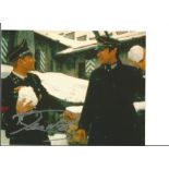 Where Eagles Dare Derren Nesbitt signed 10 x 8 inch colour photo, throwing snow balls at Clint