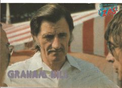 Motor Racing Graham Hill signed 12 x 8 inch colour magazine photo. Good Condition. All signed pieces