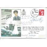 Rare WW2 Uboats commanders signed Sqn Ldr Bulloch Historic Aviators cover. Signed by Admiral Karl