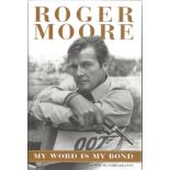 Roger Moore Signed My Word is My Bond & Slipcase. Good Condition. All signed pieces come with a