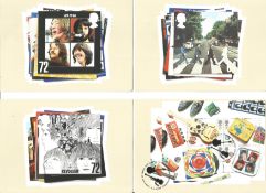 The Beatles 11 PHQ 2007 cards each with stamps and special postmarks to reverse. UNSIGNED. Good
