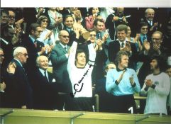 Franz Beckenbauer Germany Signed 12 x 8 inch football photo. Good Condition. All signed pieces