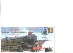 Paddington Bear author Michael Bond signed 40th ann last Steam train service from Paddington