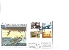 Ian Fraser V. C. and Tommy Gould V. C. 2001 Submarines Museum Gosport Hants. Internet Stamps. Signed