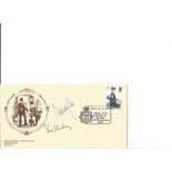 Trevor Eve , Sue Johnston 1982 Leicester Constabulary Gala Day Abbey Park. Signed cover FDC. Good