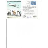 John Cunningham 1979 RAF TP8C depicts Cunningham. Signed cover FDC. Good Condition. All signed