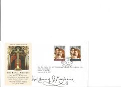 Lord Hailsham 1986 R. Wedding House of C. CDS. Signed cover FDC. Good Condition. All signed pieces