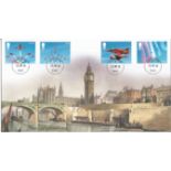 New Definitives unsigned Internetstamps official FDC showing Thames Embankment and Steam Boat