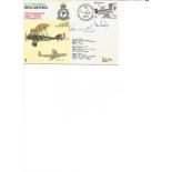 John Cunningham 1973 RAF Squadron RAF 18C. Signed cover FDC. Good Condition. All signed pieces