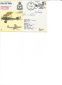 John Cunningham 1973 RAF Squadron RAF 18C. Signed cover FDC. Good Condition. All signed pieces