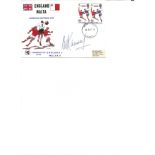 Alf Ramsey 1971 Eng v Malta Euro Nations Cup. Signed cover FDC. Good Condition. All signed pieces
