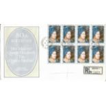 80th Birthday Her Majesty Queen Elizabeth The Queen Mother unsigned FDC. Date stamp Windsor Castle