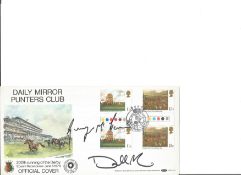 Ginger and Donald McCain 1979 Racing BOCS 11 11p. and 13p Traffic Light pairs. Signed cover FDC.