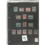 St Vincent mint stamp collection. 31 stamps. 1921 GV131, 138, 1938 GVI SG149, 159 and 1909 EVII
