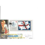 Ray Wilson 2002 World Cup M, Sheet Wembley. Signed cover FDC. Good Condition. All signed pieces come