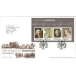 The House of Hanover Kings and Queens unsigned FDC. Date stamp London SW1 15th September 2011.