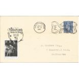 Platinum Wedding unsigned stamped envelope. Date stamp Southampton 29th November 1947 plus London