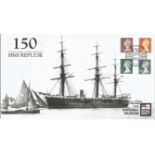 HMS Repulse 150th Anniversary of the Launch The National Museum Royal Navy unsigned Internetstamps