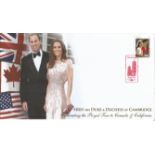 HRH The Duke and Duchess of Cambridge Celebrating the Royal Tour to Canada and California unsigned