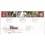 Happy and Glorious 1952 - 1992 The Fortieth Anniversary of the Accession unsigned FDC. Date stamp