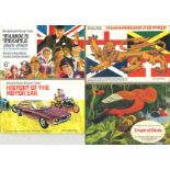 Cigarette card collection in 6 albums all full sets from Brooke Bond includes Flags and Emblems of