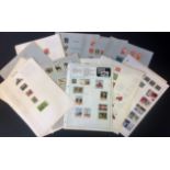 South American stamp collection on 23 loose album pages. Includes Argentina, Brazil, Chile, Cuba.