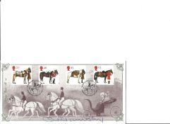Christopher Timothy 1997 Queens Horses Bradbury VP118. Signed cover FDC. Good Condition. All