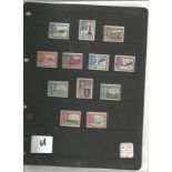 British Virgin Islands mint stamp collection. 25 stamps. 1952 GVI SG136, 147, 1956 EII SG149, 161.