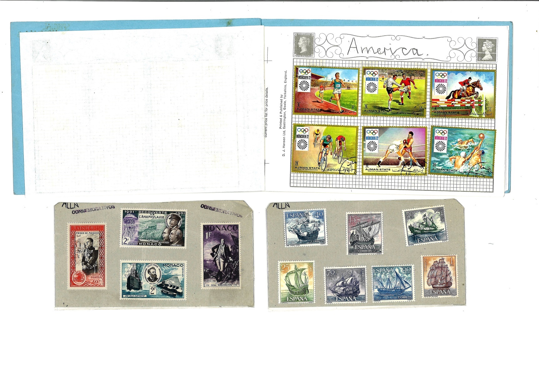 Stamp collection. Includes 2 GB stamp booklets incomplete. 3 = 18x 1 1 2d, 6x1d, 6x 1 2d, 10p, 2x1