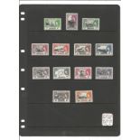 St Helena mint stamp collection. 28 stamps. 1953 EII SG153, 165 and 1968 EII SG226, 240. Cat