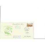 Paul Eddington , Julian Pettifer 1994 St. Georges Day Windsor Cancel. Signed cover FDC. Good