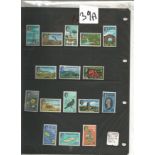 St Kitts mint stamp collection. 31 stamps. 1954 QEII SG106A, 118, QEII 1963 SG129, 144. Cat value £