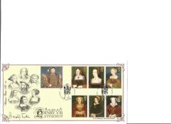 Dorothy Tutin 1997 The Great Tudor Brad. VP109. Signed cover FDC. Good Condition. All signed