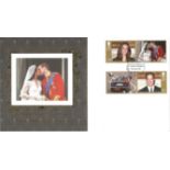 The Royal Wedding HRH Prince William and Miss Catherine Middleton unsigned Internetstamps official