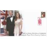 HRH The Duke and Duchess of Cambridge Celebrating the Royal Tour to Canada and California unsigned