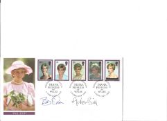 Bill Owen , Acker Bilk 1998 Diana Princess of Wales Kensington. Signed cover FDC. Good Condition.