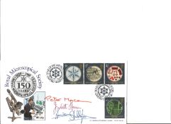 Tomorrow's World signed FDC Judith Hann, Howard Stableford and Peter Mc. Cann. Signed cover FDC.