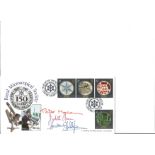 Tomorrow's World signed FDC Judith Hann, Howard Stableford and Peter Mc. Cann. Signed cover FDC.